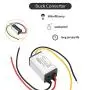 Buck Converter,DC-DC Non-Isolated Step Down Module,12V/24V Step Down to 5V Power Supply Module,Waterproof,Dustproof and Anti-Shock,for Car LED Screen,Monitor Camera,Fan,Water Pump,Motor,Router