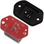 BOXI 79335-TF0-G01 HVAC Heater Blower Motor Resistor Compatible For Honda Fit 2009 2010 2011 2012 2013 Hatchback 4-Door 1.5L (Replace 79335TF0G01 4P1666 JA1788 973549 RU1401 RU712 53-69888)