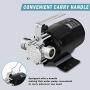 TOPWAY Water Transfer Electric Sump Utility Pump 330 GPH 1/10HP with Water Hose Kit (115V AC)