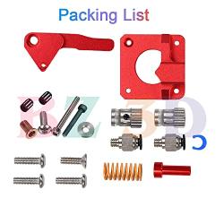BZ 3D Dual Gear Extruder,Ender 3 Extruder Upgrade,CR10S PRO Dual Driver Metal Extruder for Ender 3/V2/Pro/Ender 5/CR-10/CR-10S 1.75mm Filament.（Double Pneumatic）