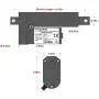 WindyNation (2pcs) 12 Volt, 225 lbs Linear Actuators + Up Down DPDT Switch + Mounting Brackets + Connectors (Momentary or Maintained Up Down Switch) (2