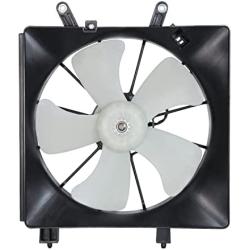 TYC 600380 Cooling Fan Assembly Compatible with 2001-2005 Honda Civic, Black