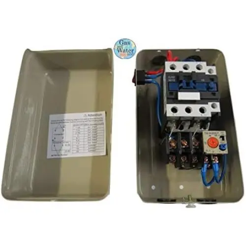 Magnetic Electric Motor Starter Control 5 Hp Single Phase 220/240v 22-34a with On/off Switch