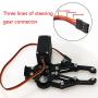 Professional Metal Robot Arm / Gripper / Mechanical Claw / Clamp / Clip with High Torque Servo, RC Robotic Part Educational DIY for Arduino/Raspberry Pie, Science STEAM Maker Platform (Black)