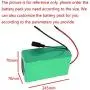 Wnicek 48V E-Bike Battery Pack 10Ah 13S 3P Customizable Lithium Battery for 200W 350W 500W 750W 1000W Motor for Electric Tools Electric Scooters Electric Bicycles with Charger