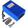 Jieoto 36V 20Ah 10S6P E-Bike Lithium Battery Pack 25Ah 10S8P Electric Bikes Li-ion Battery with Charger for 200W-1000W Motor for Scooters Electric Tools Electric Tricycles