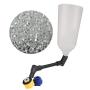 Oil Fill Funnel Kit, Engine Oil Funnel Adaptor Filling Set with Swivel Offset Extension Tube, 10Pcs Swivel Offset Extension Tube Car Van Tool