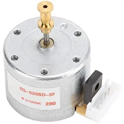 Moteur pour Turntables Vinyle Ymiko DC 12V 3 Vitesses Brosse 25mm Kit