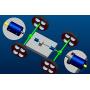 Aopin 4mm to 5mm Red Rigid Couplings Set Shaft Stepper Motor, Length 20mm / 0.79