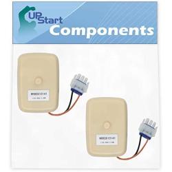 2-Pack WR60X10141 Evaporator Fan Motor Replacement for General Electric A3316ABSARWW Refrigerator - Compatible with WR60X23584 Fan Motor - UpStart Components Brand