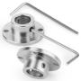 QCQIANG 5PCS 8mm Flange Coupling, Motor Shaft Coupler, Flanged Shaft Mount, for DIY Handmade Model