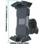 Amiss Bike Phone Holder, Motorcycle Phone Mount, Handlebar Clip of Bike Phone Mount for Electric, Mountain, Scooter and Dirt Bikes, Car Exterior Accessories, Fit for iPhone/Samsung/All Cell Phones