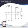 30A Contactor 3 Pole, 110/120V Coil, Motor Load 32A, Lighting 40A, 50A, 600V IEC DIN w 1NO and 1NC Aux Contact
