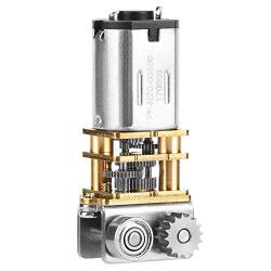 DC 12V Metal Gearwheel Gear Motor, 11RPM N20 Right Angle Metal Gearbox Micro Gear Motor for DIY RC Toys GM12YN20-3DP