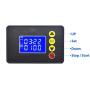 Taidacent Delay Timing On Off Time Relay Module 0000~9999s Digital Timer Delay Relay DC12V DC24V AC220V Control Switch LCD Digital Display Timer Relay (DC12V 240W)