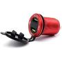TOTMOX Aluminum Alloy Fast Charging 3.0 USB Charger Socket Waterproof Dual USB Power Outlet with QC 3.0 USB Port & 5V 2.4A Port for Car Boat Marine Rv Motorcycle car