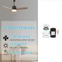 2-Pack Universal Ceiling Fan Remote Control Kit with Light Dimmer for Hampton Bay, Hunter, Harbor Breeze, Westinghouse, FAN28R FAN-53T 2AAZPFAN-53T KUJCE9103 FAN-11T K- 53T