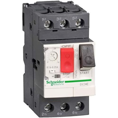 Manual Motor Starter, Button, 2.5-4A, 1P