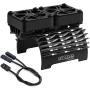 RC Motor Cooling Fans Surpass Hobby 40mm Twin Motor Fan with 5593 5692 Brushless Motor Heatsink for 1/5 1/6 RC Car 55mm 56mm Brushless Motor Update Parts