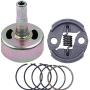 9T Clutch Drum Pinion Gear 35mm Piston Rings Kit for Honda GX25 25cc 4-Cycle Engine Motor Trimmer Strimmer Parts