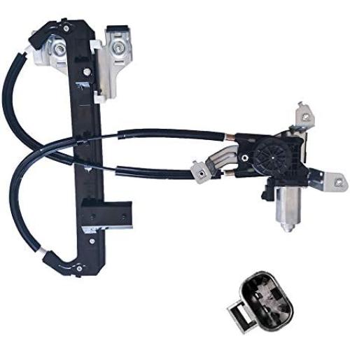 SONTIAN 748-228 Rear Left Driver Side Window Regulator W/Motor Assembly Compatible with 2002-2006 Escalade 2000-2006 Tahoe GMC Yukon