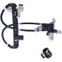 SONTIAN 748-228 Rear Left Driver Side Window Regulator W/Motor Assembly Compatible with 2002-2006 Escalade 2000-2006 Tahoe GMC Yukon