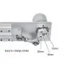 DIY Design DC 24V 10Rpm Linear Actuator Reciprocating Motor Stroke 12/16/20mm