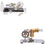 Sunnytech Hot Air Stirling Engine Education Toy Mini Hot Air Stirling Engine Motor Model FD05M-HA001
