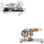 Sunnytech Hot Air Stirling Engine Education Toy Mini Hot Air Stirling Engine Motor Model FD05M-HA001