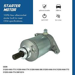 New Starter Motor For 1987-2005 Suzuki QuadRunner King Quad LT-F300F 250 300C & Arctic Cat 3545-003 31100-19B00 31100-19B11 31100-19B12 31100-19B20 FP8319SM