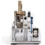 Sunnytech Hot Air Stirling Engine Motor Model Educational Toy Electricity Generator Colorful LED SC (SC02M)