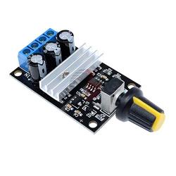 6-28V 3A 80W PWM DC Motor Speed Controller Regulator 12V 24V Adjustable Variable Speed Control with Potentiometer Switch