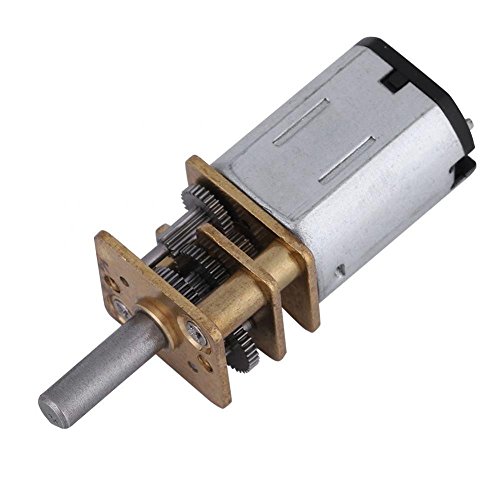 DC 3V 150 RPM Speed Reduction Gear Motor with Metal Gear Box N20 3 MM Shaft Diameter × 10 MM Shaft Length for DIY Electric Toys Robots Models