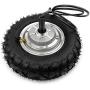 L-faster 36V48V 450W Brushless Hub Motor with Tubeless Tire Mountain Skateboard 9-Inch Single Shaft Hub Motor Wheel