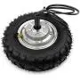L-faster 36V48V 450W Brushless Hub Motor with Tubeless Tire Mountain Skateboard 9-Inch Single Shaft Hub Motor Wheel