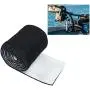 Taruimoo trolling motor wire extension、Cable Management Sleeve, Cuttable Neoprene Troll Sleeve，for Management to Hide and Cover Wire and Extension Cords - Black/White 60in (1-Pack)