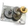 BestTong DC 24V 101RPM Turbo Worm Gear Motor 6mm Shaft High Torque Turbine Reducer Micro Electric Motor Self-Lock