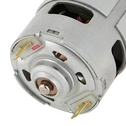 DC 12V/24V 35W Micro-Reduction Gear Motor Metal Gear Motor Speed Adjustable CW/CCW Suitable for Office, Home Automation, Production Renovation, Safety Equipment(12v10 Turn)