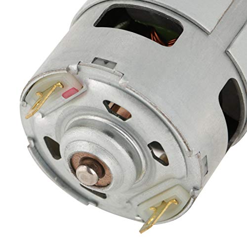 DC 12V/24V 35W Micro-Reduction Gear Motor Metal Gear Motor Speed Adjustable CW/CCW Suitable for Office, Home Automation, Production Renovation, Safety Equipment(12v10 Turn)