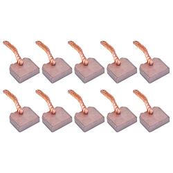 10Pcs Carbon Brushes Replacement Kits 8x25x21mm Auto Parts Power Tool Accessories Electric Brush Suitable for FT-128 Car Starter Motor