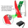 CHIXIA 800W Vertical Axis Wind Turbines Generator with MPPT Controller Lantern 3 Blades Motor Kit Energy Windmill-3blades 12v