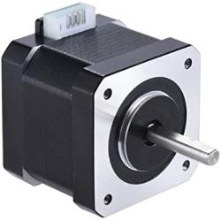 JoyNano Nema 17 Stepper Motor Bipolar 1.7A 40N.cm Holding Torque 2-Phase 4-Wire 1.8 Deg 40mm Body for 3D Printer or CNC Machine