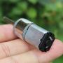 Pangocho Jinchao-Dc Motor 030 Forward and Reverse Motor Full Metal Gear Reducer with Brushed Permanent Magnet Reduction Motor, DC6-12V DC Geared Motor, Easy to Install