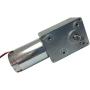 BEMONOC High Torque DC 12v Geared Reducer Motor 28 rpm Double Right Angle Out Shaft 10mm with Metal Gearbox Barbecue Motor