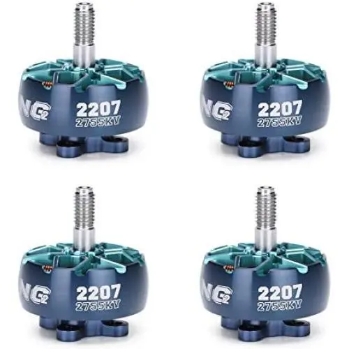 Moteurs FPV iFlight 4pcs XING2 2207 2755KV 4S avec Unibell et Arbre en Titane 5mm pour Drone FPV Moteurs FPV iFlight 4pcs XING2 2207 2755KV 4S avec Unibell et Arbre en Titane 5mm pour Drone FPV