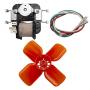 Supplying Demand 482469 Refrigerator Evaporator Motor Replacement with Fan Blade Model Specific Not Universal