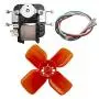 Supplying Demand 482469 Refrigerator Evaporator Motor Replacement with Fan Blade Model Specific Not Universal