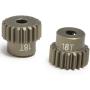 Vehicles-OCS Aluminum Alloy Durable 18T-30T Replacement Drift Motor Pinion Gears Hardcoated Hole Model Parts Hobby RC Car Teeth Vehicles-OCS - (Color: 20T)
