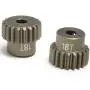 Vehicles-OCS Aluminum Alloy Durable 18T-30T Replacement Drift Motor Pinion Gears Hardcoated Hole Model Parts Hobby RC Car Teeth Vehicles-OCS - (Color: 23T)