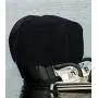 Outboard Motor Cover 600D Water Resistant Oxford Fabric, Boat Motor Cover Universal Size, Motor Hood Cover Fits 100-225HP Black